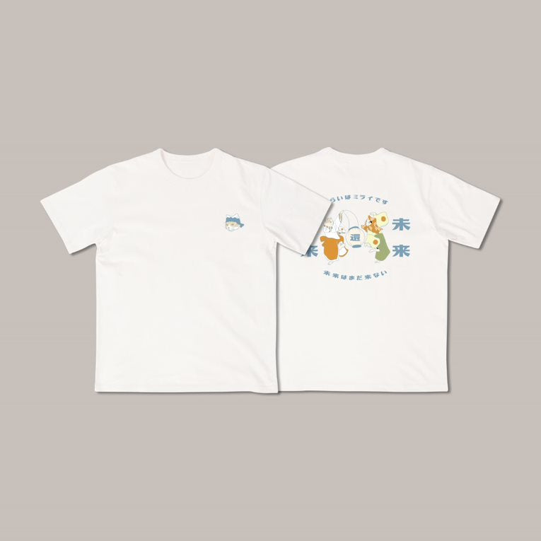 《Dancing Cat Tee》- White｜Summer Festival Tee