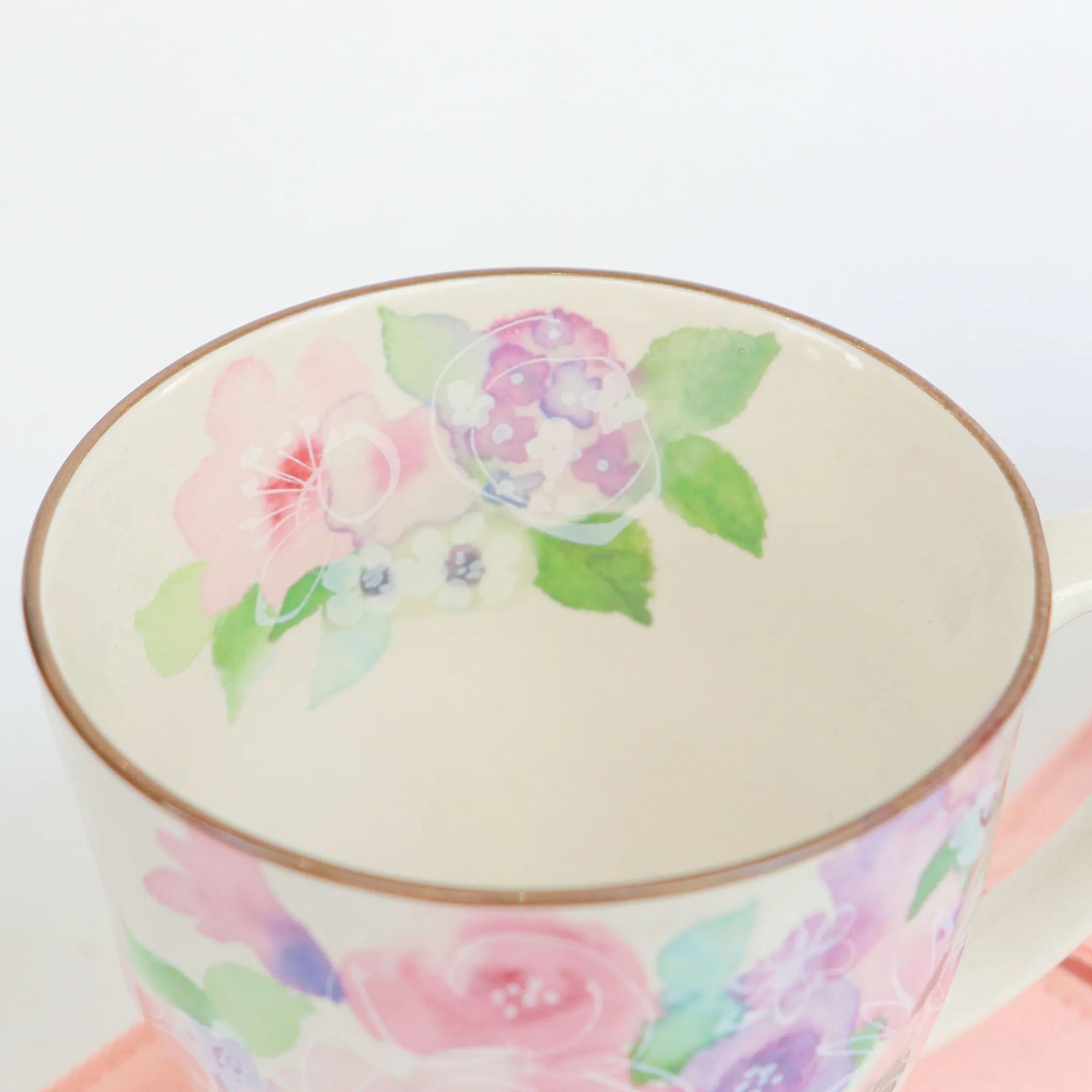 Spring Blossom Ceramic Cups (Pair)