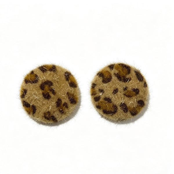 Leopard Fuzzy Earrings