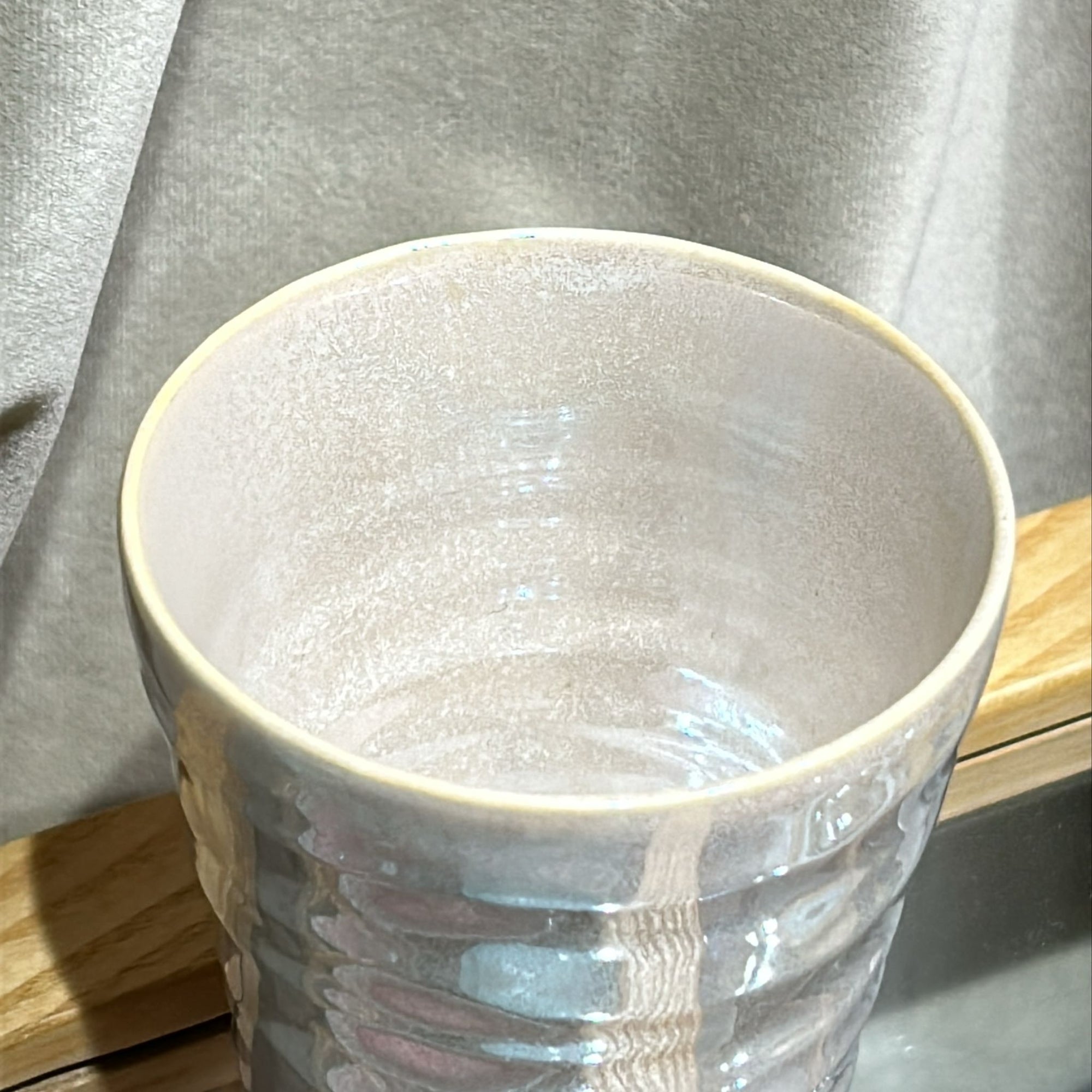 Pearlescent Ceramic Cup