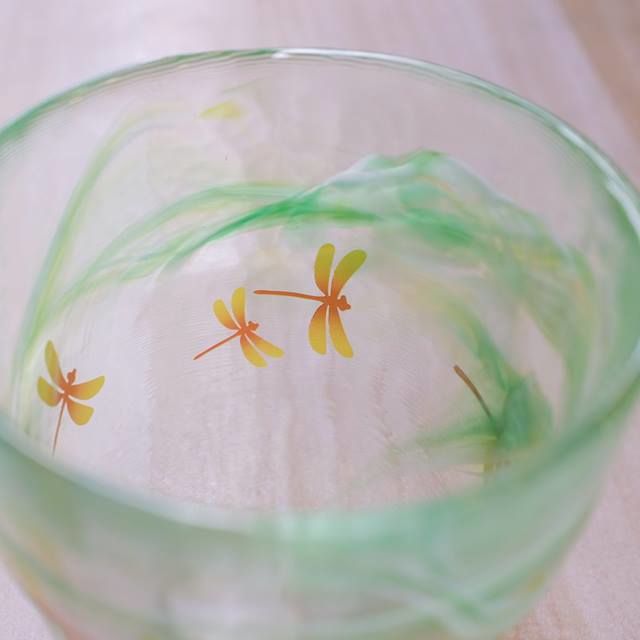 Tsukiyono Shōchū Glass (Aosen)