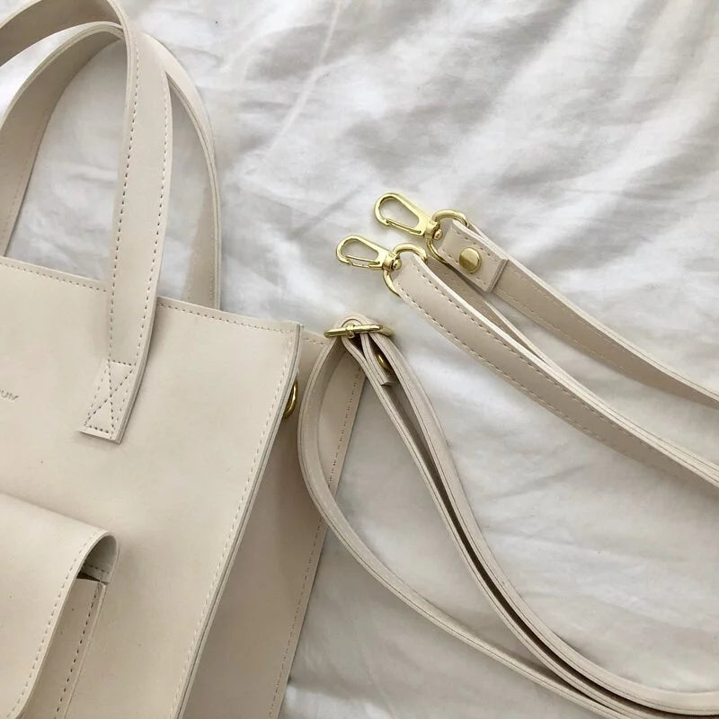 Vintage Soft Leather Convertible Bag