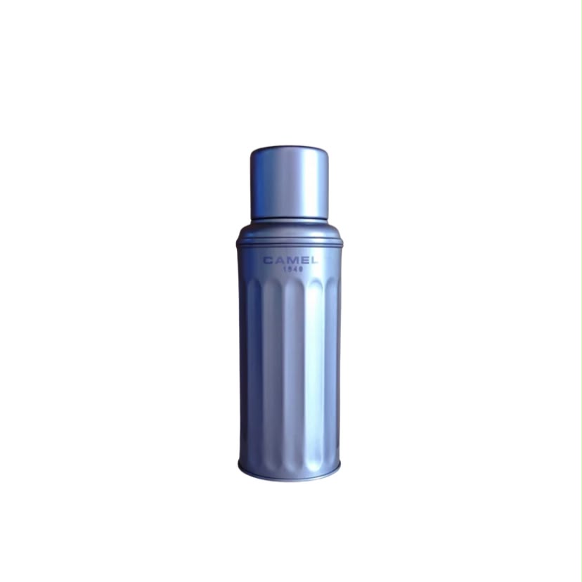 Camel 122 Glass Vacuum Flask 450ml in Metallic Blue at Grandmama Store in Hong Kong