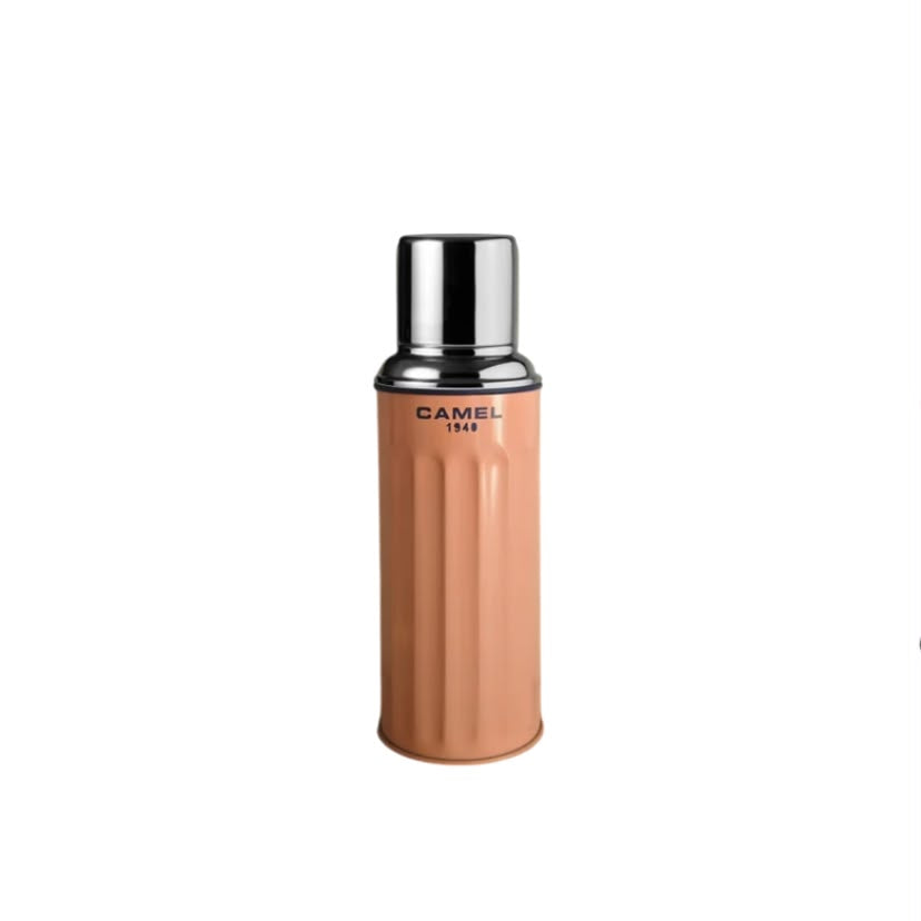 Camel 122 Glass Vacuum Flask 450ml in Peach Salmon at Grandmama Store in Hong Kong
