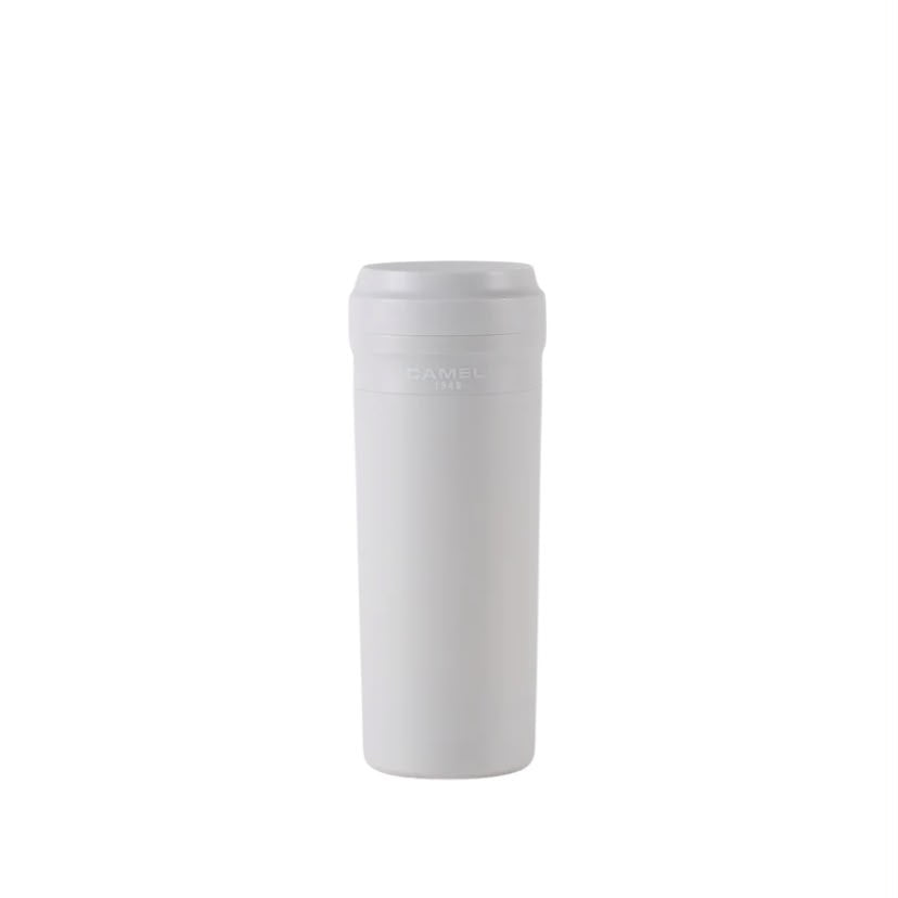 Camel Cuppa35 350ml Glass Vacuum Mug in Pure White at Grandmama Store in Hong Kong