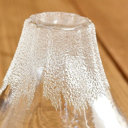 Close-up of frosted snow-capped peak on Ice Fuji Sake Cup (Single) at Grandmama Store in Hong Kong