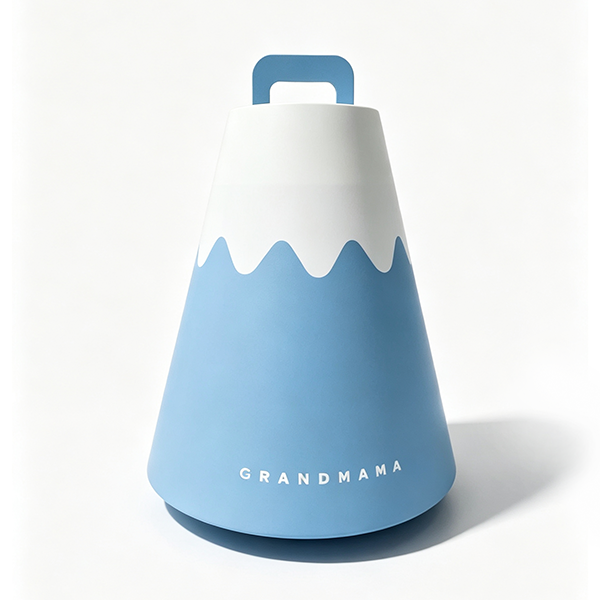 Closed snow-capped mountain packaging box for Dubai Chocolate Mountains (14 Pieces) at Grandmama Store in Hong Kong