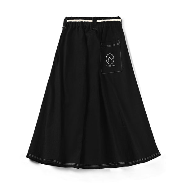 Kamon 家紋自家制牛仔傘裙 - 獅子山