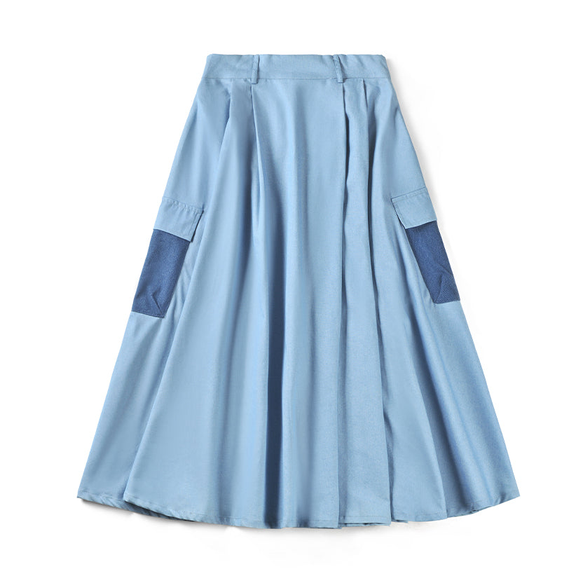 YAMA 海納翻蓋口袋長裙