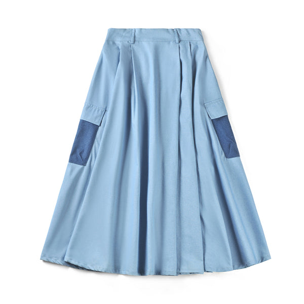 YAMA 海納翻蓋口袋長裙