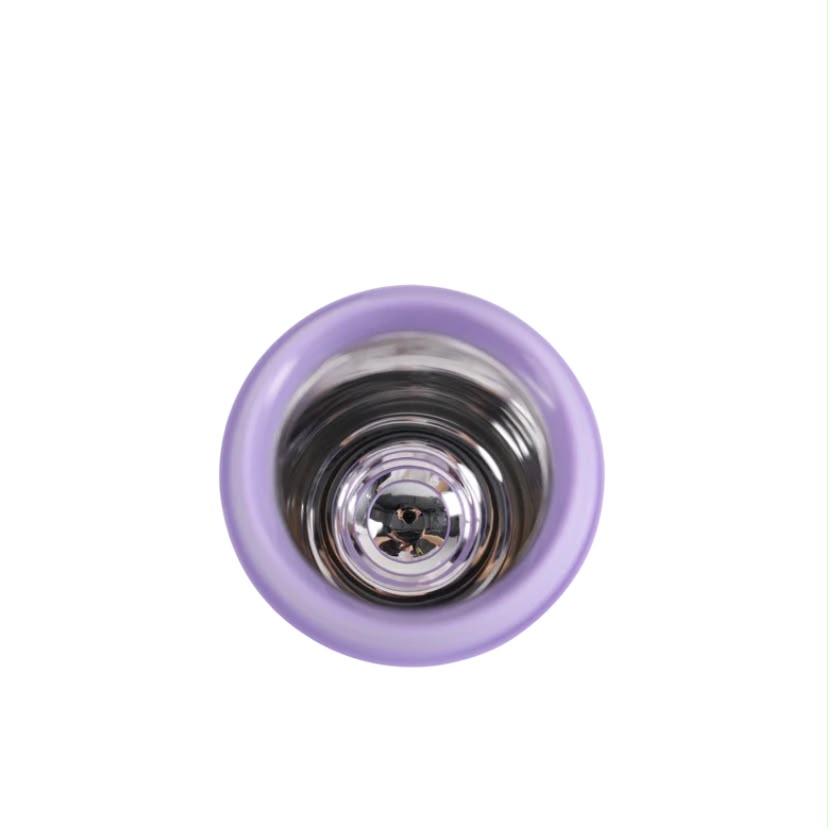 Directly overhead view inside Camel Cuppa35 350ml Glass Vacuum Mug at Grandmama Store in Hong Kong