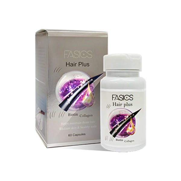 FASICS Italian Scalp & Hair Supplement Hair Plus box and bottle at Grandmama Store in Hong Kong
