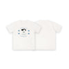 《Lazy Cat Tee》- White｜Light Blue Tee