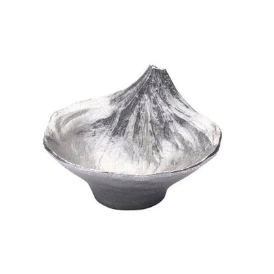 Fuji Mountain Artisan Tin Sake Cup front view at Grandmama Store in Hong Kong