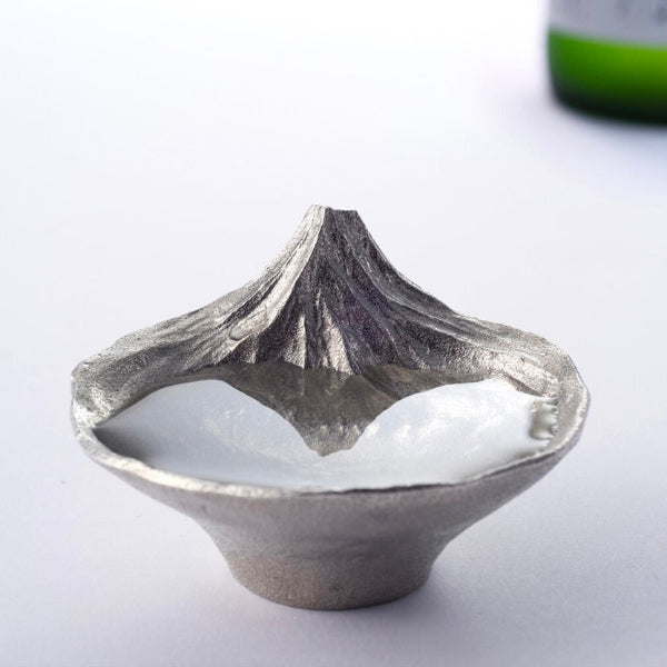 Handcrafted Fuji Mountain Artisan Tin Sake Cup at Grandmama Store in Hong Kong