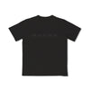 Life Matters Black Cotton Tee｜Light of Dawn