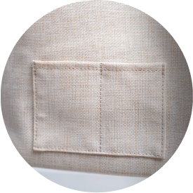 Light of Dawn Sake Bag inner pocket detail photo at Grandmama Store in Hong Kong.