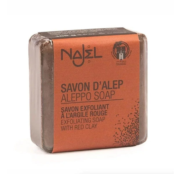 NAJEL Volcanic Mud Deep Cleansing Soap 100g bar at Grandmama Store in Hong Kong
