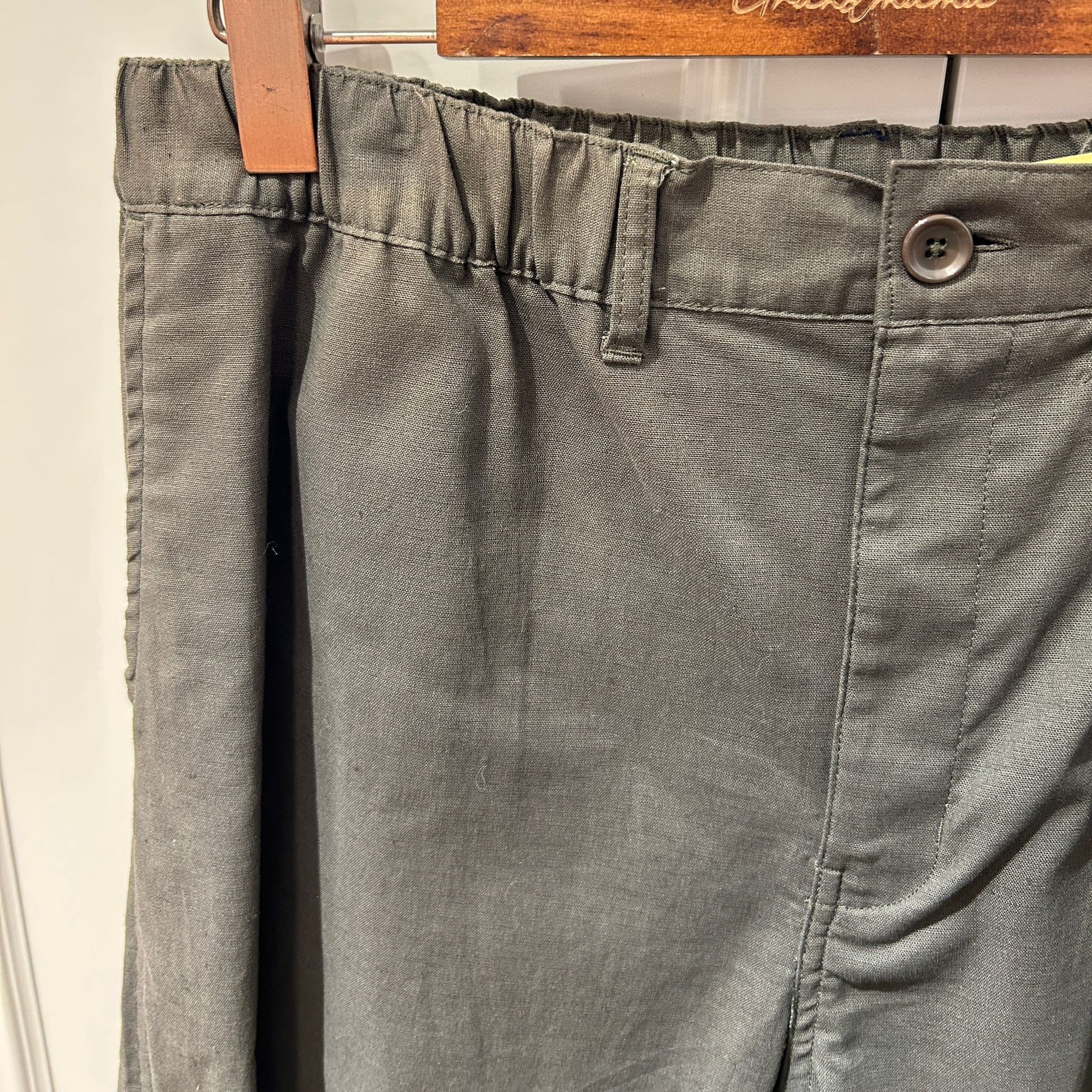Men's cotton-linen trousers