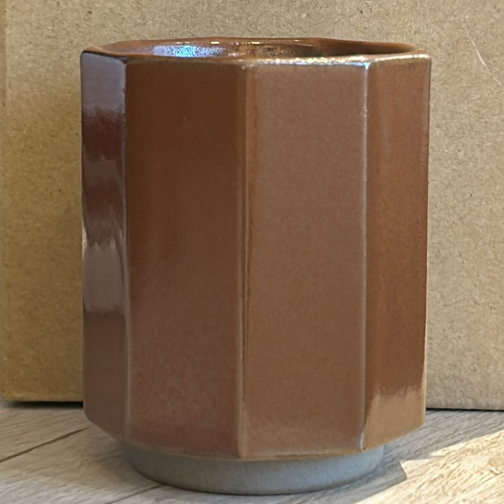 Nine‑Sided Japanese Tea Cup