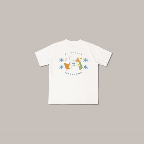 《祭典貓·未來還未來》 - 白｜夏祭り Tee