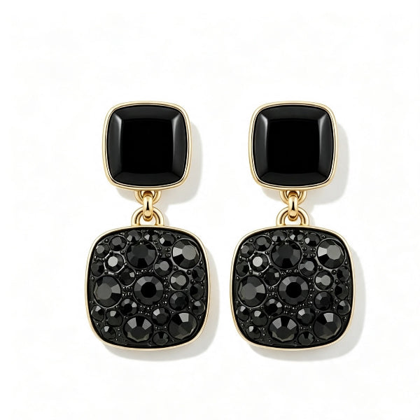 grandmama-cafe-black-crystal-square-drop-earrings-hong-kong