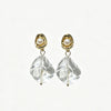 Clear Ice Cube Earrings